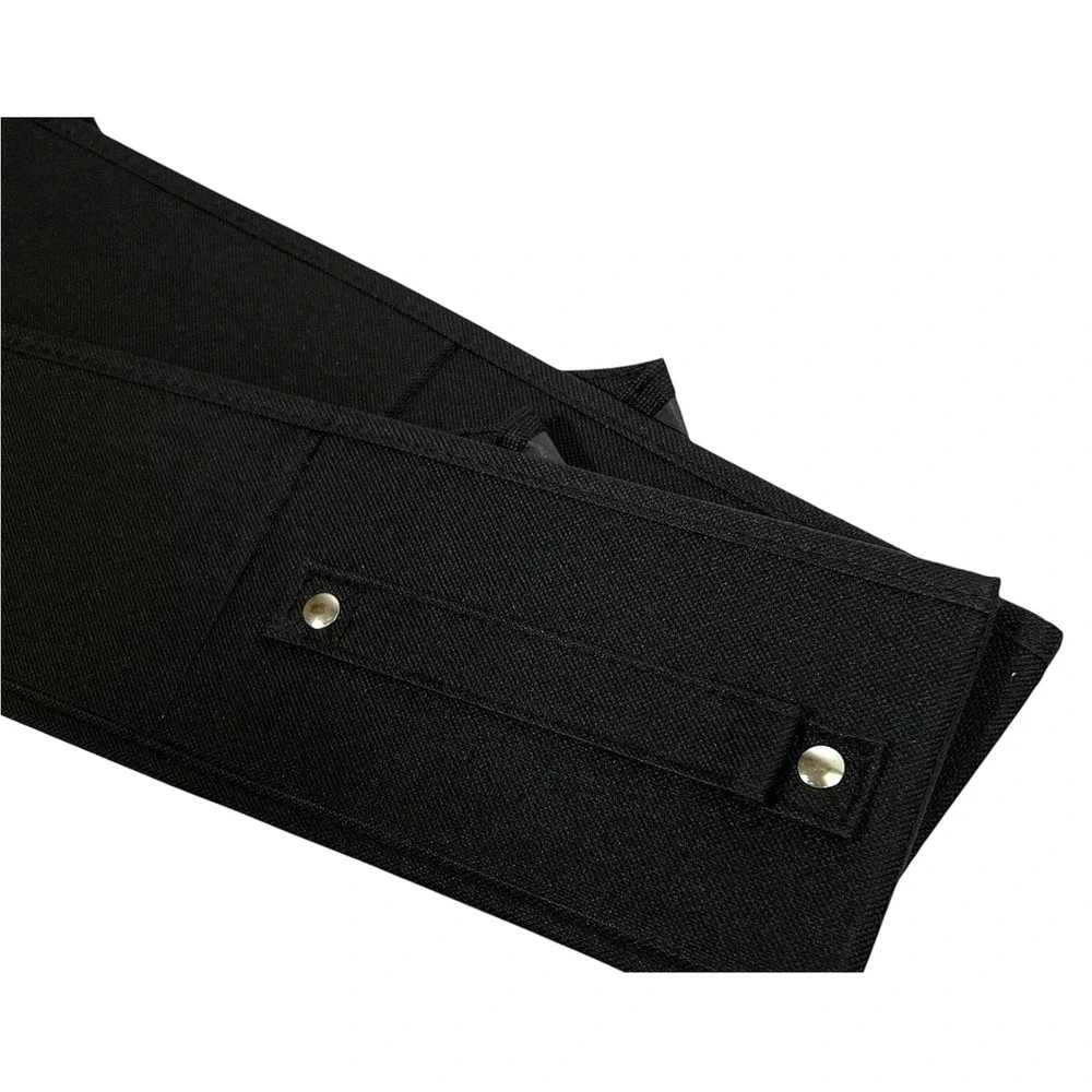 Fabric Storage Bin Box Drawer Organizer for Home Office Black - Set of 4